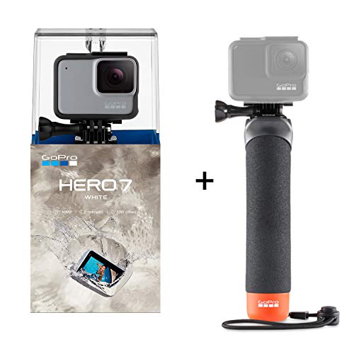 GoPro Hero 7 White Action Camera with GoPro Handler Float Handle