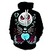 Unisex Hoodies Novelty 3D Printed Sweatshirts Pullover Zipper Jacket Sweater Coat