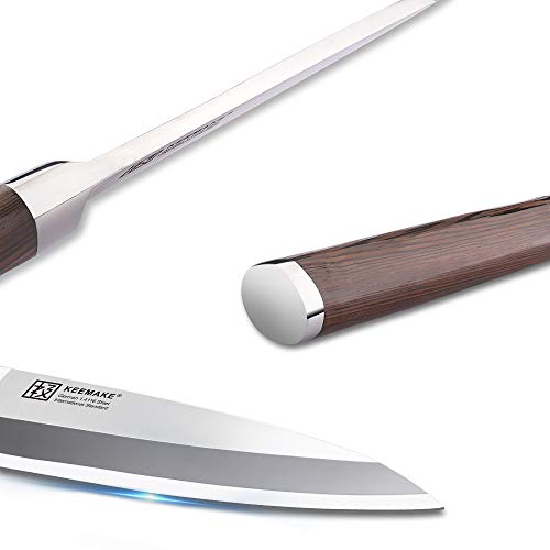 3 Knife+6+5+Knife+German+Steel+Wenge+Handle+Razor+Heads+Keemake