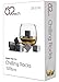 DB-Tech Whisky Chilling Rocks Gift Set,Grey - Set of 9
