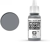Vallejo Model Color Vermillion 17 ml Acrylic Paint EyeDropper Bottle view 3