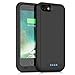 iPhone 8 / 7 Battery Case [4500mAh] Capacity, Gixvdcu Rechargeable Portable Protective Charger for Apple iPhone 8 & 7 (4.7 Inch) Extended Charging Case Pack Juice Bank - Black