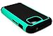 Galaxy S7 Active Case, Bastex Hybrid Slim Fit Rugged Heavy Duty Black Rubber Silicone Cover Hard Plastic Teal & Black Protective Shock Case for Samsung Galaxy S7 Active G891A