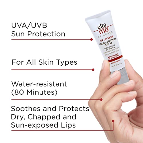 EltaMD UV Lip Balm Sunscreen, SPF 36 Sunscreen Lip Balm with SPF