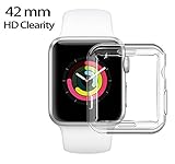 Apple Watch Case 42mm, Ultra-Slim Full Coverage TPU iWatch Case, Anti Scratch 0.25mm iWatch Screen Protector for Apple Watch iwatch Nike+ / Edition / Hermès / Series 3 / Series 2