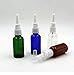 ericotry 30ml 6PCS (1oz) (Quality Improved) 1 Ounce Amber Glass Empty Nasal Sprayers Bottle Snoot Pump Clean