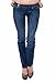 VIRGIN ONLY Women's Slim Fit Low Rise Stretch Straight Jeans