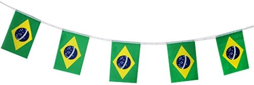フラグ 100 品質保証 激安超特価 バナー サッカー応援 ブラジル国旗 スポーツ アウトドア イベント 食品 飲料 お酒 バナー 約5 5m 新作製品 世界最高品質人気 正規品送料無料 B07fkkk3lk 夏のパーティー 5ピースセット 売切れ続出中 知育 学習玩具