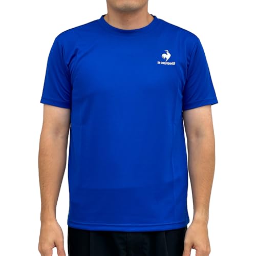[ルコックスポルティフ] 半袖シャツ Tシャツ インナー 吸汗速乾 ストレッチ ワンポイント ランニング トレーニング メンズ SBL 3L