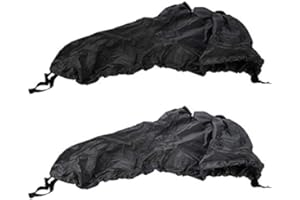 HURRISE Universal Kayak Spray Skirt, Waterproof Nylon Kayak Spray Skirt Adjustable Elastic Straps Cover Kayak Sports Accessory