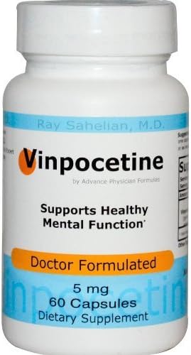 2 Bottles Vinpocetine, 5 Mg, 90 Capsules, Memory Enhancer - Endorsed by Dr. Ray Sahelian, M.D by Advance Physician Formulas