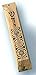 YourHolyLandStore Olive Wood Mezuzah Case with Menorah and Star of David and Scroll