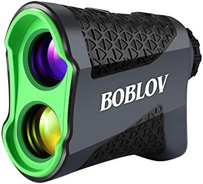 距離測定器 Boblov ゴルフスコープ ゴルフレーザー ゴルフ用 レーザー距離計 レンジファインダ ー ゴルフ距離計 3年メーカー保証 600m対応 光学6倍望遠 Ipx5防水 速度測定 連続測定 振動機能 搭載 角度データ 旗竿ロック ゴルフ 計測器 ゴルフ測定器 収納ケース付き