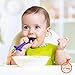 M KITCHEN WORLD Baby Spoons - Led Weaning Teether Soft Tip Temp Sensitive 2 Pack