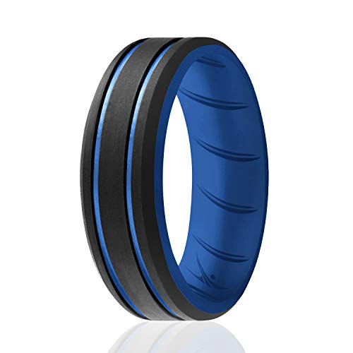 ROQ Silicone Rings for Men - Breathable Mens