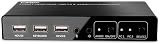 LINDY 2-Port HDMI 4K60 KVM Switch USB 2.0 Audio Hub view 3