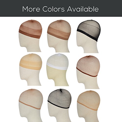 image for REECHO 2 Pack Wig Caps for Women Men One-Size Halloween Costume Cospla