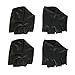 Women Fingerless gloves Leather Driving Show Gloves Black