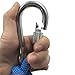 Aoneky 10 mm Static Outdoor Rock Climbing Rope, Fire Escape Safety Rappelling Rope (Blue 1, 98)