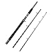 Fiblink Portable Saltwater 3-Piece Travel Graphite Heavy Boat Rod Trolling Fishing Rods with Rod Case (20-50-Pound, Heavy)