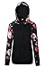 Minipeach Women's Long Sleeve Tops, Tie Dye Sweatshirt, Zip Up Hoodie Oversized-Sweatshirts Pullover