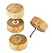 Tanyoyo Wood Cheater Fake Ear Plugs Gauges Illusion Screw Stud Earrings 3-6 pair a set