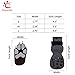 PAWCHIE Anti-Slip Dog Socks for Hardwood Floor with Strap Indoor Non Skid Knit Paw Protector Traction Control