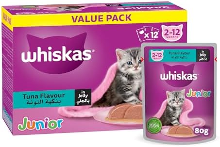 Whiskas Pouch Kitten Tuna 80g Whiskas Junior Tuna, Wet Kitten Food