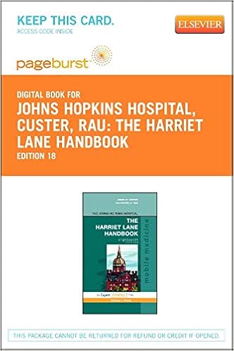 The Harriet Lane Handbook Elsevier Ebook On Vitalsource Retail Access Card Mobile Medicine Series 9780323137447 Medicine Health Science Books Amazon Com