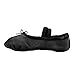 MSMAX Women Ballet Dance Shoes Adult Gymnastic Slippers for Dancing Black 9 M US Women