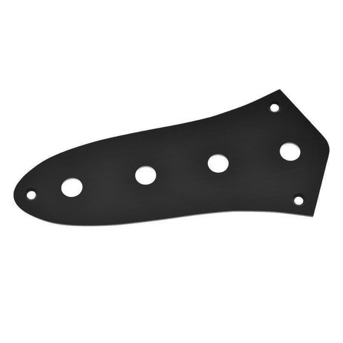 Hoite Metal J Bass Control Plate Jazz Bass JB Control Plate with 3/8" CTS Pot Holes for American/Mexican Jazz Black