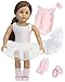 Sophia's 5-Piece Ballet Outfit for 18 Inch Doll, Includes Leotard, Tutu, Leg Warmers, Ballet Slippers & Hair Scrunchie Perfect for Your 18 Inch American Ballet Doll & More! Five Piece Ballerina Set