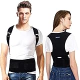 Posture Corrector for Men and Women Medical Back Brace for Men Best Adjustable Posture Brace Provides Lumbar & Back Support Shoulder and Clavicle Lower and Upper Back Pain Kyphosis Posture Device(M)