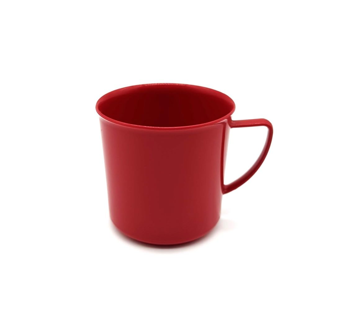 Kimmel 21-000-1503-1 Cup with Handle Small 180 ml Plastic Red