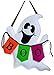 Evergreen Flag & Garden 2DHB1004 Boo Banner Ghost Burlap Door Decor, Multicolored