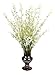 Artificial Orchids Flowers, 12 Pcs Silk Fake Orchids Flowers in Bulk Orquideas Flowers Artificial for Indoor Outdoor Wedding Home Office Decoration Festive Furnishing White