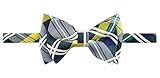 Retreez Elegant Tartan Plaid Check Woven Microfiber Pre-tied Boy's Bow Tie