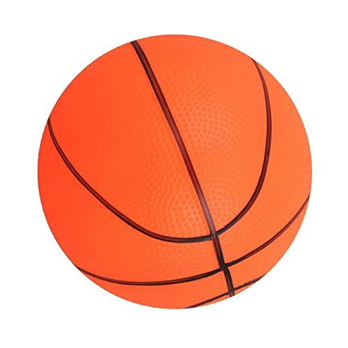 Mini Basketball Soft Basketball Bouncy Basketball Indoor/Outdoor Sports Ball Kids Toy Gift - Orange