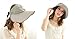 Women UPF 50+ Sun Protective Foldable Straw Hat Wide Brim Hat on Beach Sunscreen Visor Holiday Sunhat Dark Grey