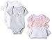 Rene Rofe Baby Baby Girls' 5 Piece Shortsleeve Lap Shoulder Bodysuit Set