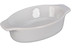 BIA Cordon Bleu Oval Au Gratin Casserole Baking Dish 10.25'' x5.75'' x1.5'', 20 Oz