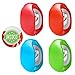 4 Pack Automatic Roll Earphone Cable Cord Winder Wrap Headphone Holder Retractable Cord Organizer for USB Cables, Headphone Cable, Data Charging Cable Tangle