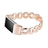 For fitbit charge 2 Bands,TreasureMax Stainless Steel Replacement Accessory Bracelet Band,Large,Small,Metal Bands for Fitbit Charge 2 band/Charge 2 Bands/Fitbit Charge 2(No Tracker)