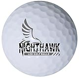 3 Nighthawk Glow In Dark LED Light Up Golf Balls Super Bright Night Golf Fun, Choose Your Colors, Red, White, Blue, Green, Orange