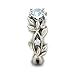 WensLTD Clearance! 2-in-1 Womens Vintage White Diamond Silver Engagement Wedding Band Ring Set (#11, Silver-6)