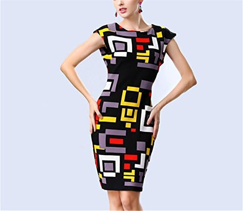 KennsGations Casual Summer Dress Vintage Bodycon Party Woman Apparel 3XL Big Size Women Dress Style Two XXL