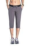 Unitop Womens Casual Breathable Soft Quick Dry Capri Pants