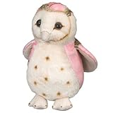 Pink Owl Toy Bird Plush Stuffed Animal 6 Inch Camo Wild Wildlife Artists