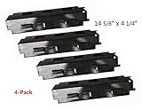 Hongso PPH531 (4-pack) Porcelain Steel Heat Plate, Heat Shield, Heat Tent, Burner Cover, Vaporizor Bar, and Flavorizer Bar Replacement for Gas Grill Models by Charbroil, Grill King and Others (14 5/8 (Lawn &amp; Patio)
