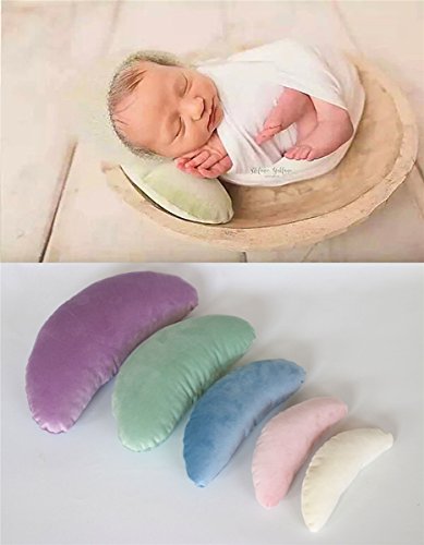 M&G House Newborn Photography Props | 5 Piece Baby Posing Pillow | Pre-Filled Props for Baby Pictures | Baby Shower Gift for Boy or Girl | Infant Pillow Prop